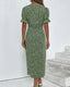 Women's Flowy Fresh Bloom V-Neck Dress