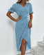 Women's Flowy Fresh Bloom V-Neck Dress