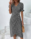 Women's Flowy Fresh Bloom V-Neck Dress