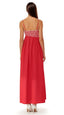 Women's Elegant Embroidered Maxi Dress