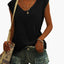 Women's Fitted Comfortable V-Neck Blouse
