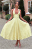 Women's Elegant V-Neck Halterneck Sleeveless Jacquard Maxi Dress