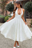 Women's Elegant V-Neck Halterneck Sleeveless Jacquard Maxi Dress