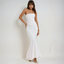 Women's Strapless Embroidered Maxi Dress