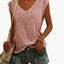 Women's Fitted Comfortable V-Neck Blouse
