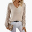 Women's Classic Knit V-Neck Sweater