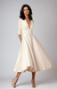 Women's Flared Wedding Guest Midi Dress
