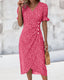 Women's Flowy Fresh Bloom V-Neck Dress