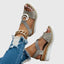 Women's Boho Platform Wedge Sandals