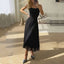 Women's Chic Square Midi Wedding Guest Dress