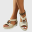 Women's Boho Platform Wedge Sandals