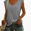 Women's Fitted Comfortable V-Neck Blouse