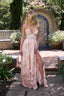 Women's Boho Peach Tapestry Scarlette Dress