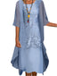 Women's Sleeve Flowing Midi Dress