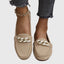 Women's Slip-On with Gold Chain Detail Loafers