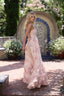Women's Boho Peach Tapestry Scarlette Dress