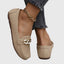 Women's Slip-On with Gold Chain Detail Loafers