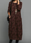 Women's Wedding Guest Printed Midi Dress