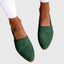Women's Relaxed Woven Pointed Toe Backless Summer Mule Flats