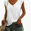 Women's Fitted Comfortable V-Neck Blouse