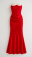 Women’s Wedding Guest Column Maxi Dress