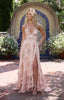 Women's Boho Peach Tapestry Scarlette Dress