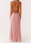 Women's Elegant Halter Maxi Dress