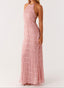 Women's Elegant Halter Maxi Dress