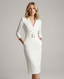 Women's Elegant Flattering Waist Autumn Midi Dress