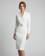 Women's Elegant Flattering Waist Autumn Midi Dress
