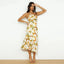 Women’s Asymmetrical Cut Floral Maxi Dress