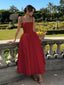 Women's Elegant Corset Midi Dress