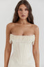 Women's Strapless Wedding Guest Maxi Dress