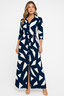 Women's Casual Blouse Work Maxi Dress