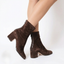 Women’s Soft Suede Block Heel Ankle Boots