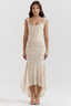 Women's Corset Style Wedding Guest Maxi Dress