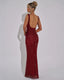 Women's Elegant Embellished Formal Evening Grown
