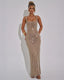 Women's Elegant Embellished Formal Evening Grown