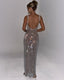 Women's Elegant Embellished Formal Evening Grown