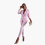 Women's Blazer and Straight Pants Suit Set