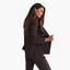 Women's Blazer and Straight Pants Suit Set