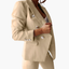 Women's Blazer and Straight Pants Suit Set
