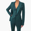 Women's Three-Piece with Notched Blazer and Slim Fit Pants Set