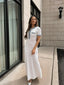 Women's Trendy Short Sleeve Maxi Summer Dress