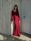 Celeste | Elegant Satin Graduation & Wedding Maxi Dress