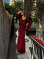 Celeste | Elegant Satin Graduation & Wedding Maxi Dress