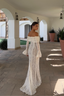 Women's Elegant Off-Shoulder Wedding Guest Maxi Dress
