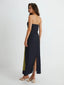 Women's Strapless Printed Summer Party Maxi Dress