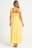 Women's Flowy Yellow Maxi Dress