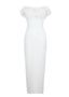 Women's White Evening Maxi Dress